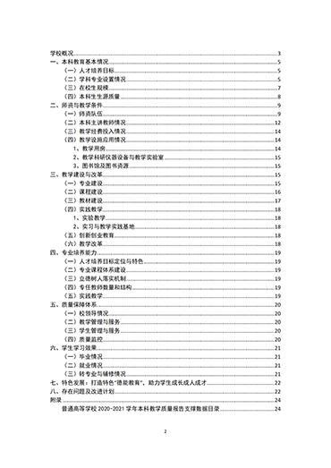 我院2021-2022学年本科教学质量报告